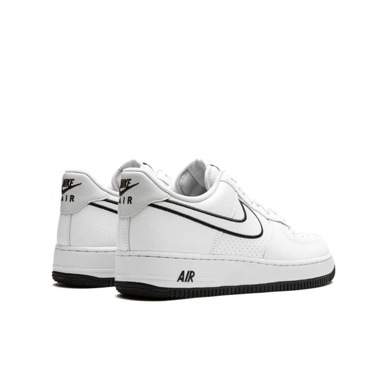Nike Air Force 1 White Black Casual Sneakers