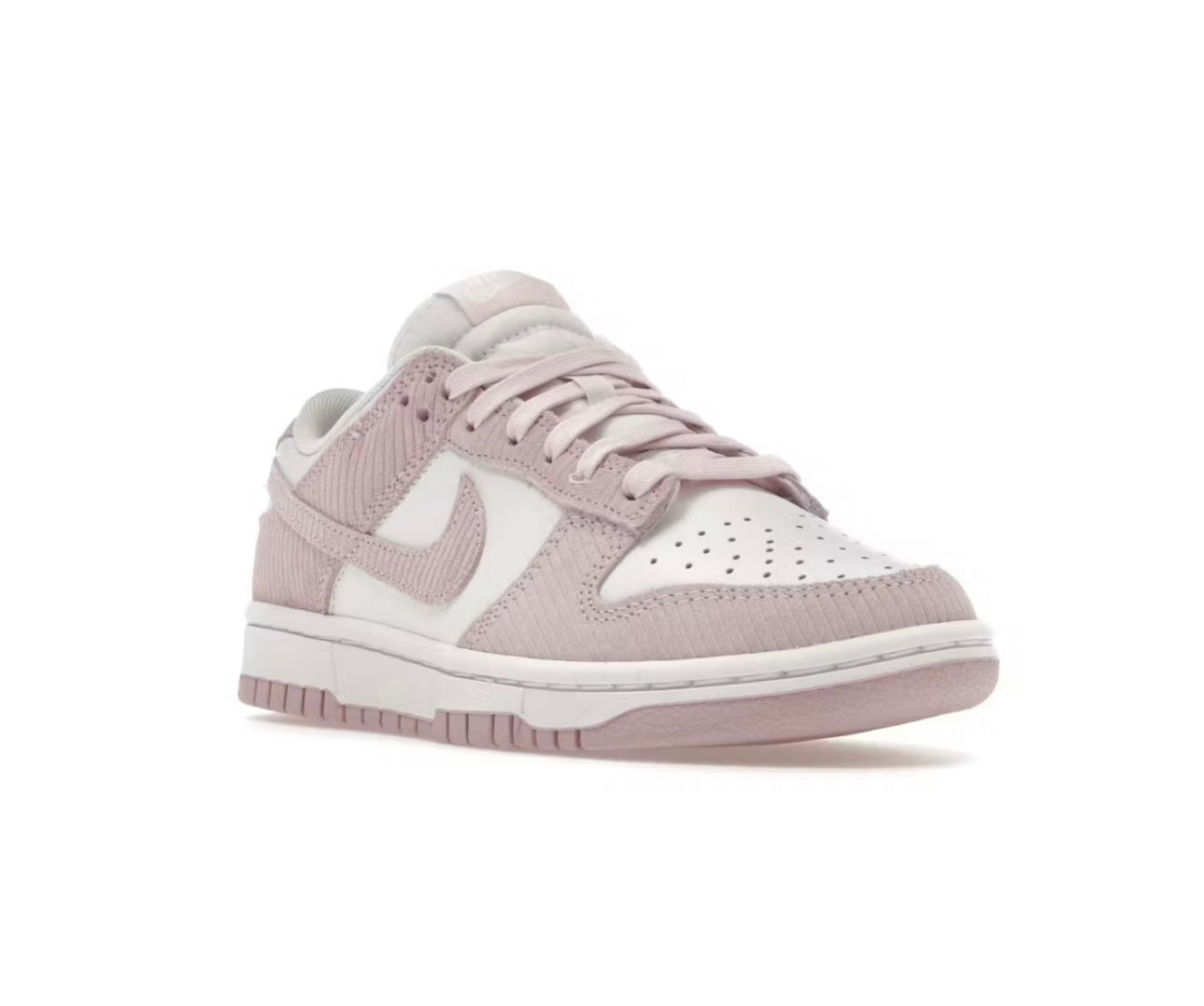 Nike Dunk Low Pink Corduroy Women's Casual Sneakers