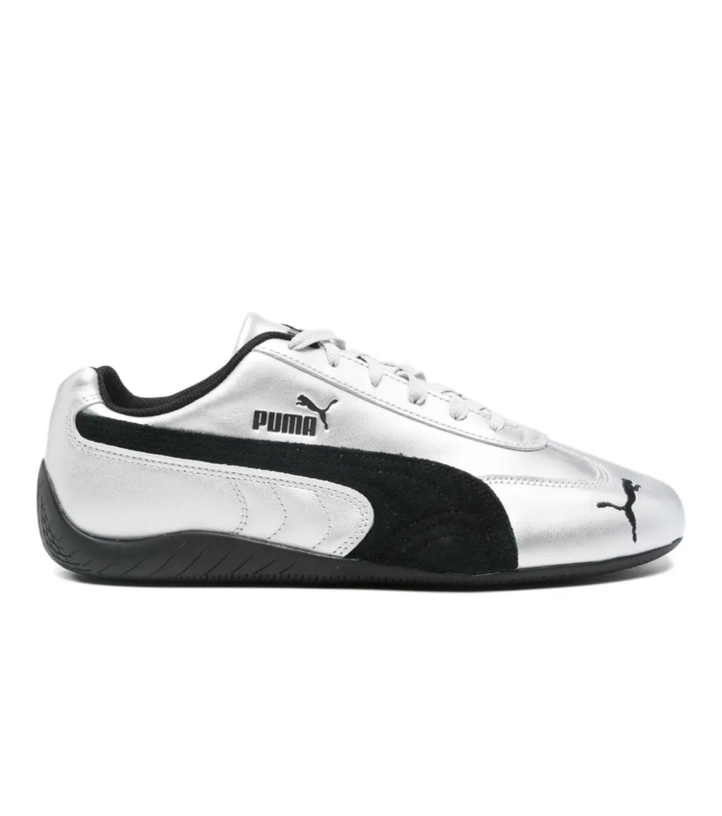 Puma Speedcat Silver Unisex Lifestyle Sneakers Lightweight Breathable Design