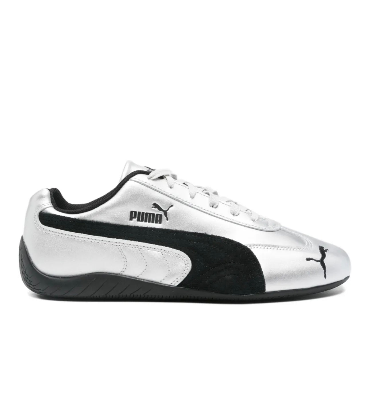 Puma Speedcat Silver Unisex Lifestyle Sneakers Lightweight Breathable Design
