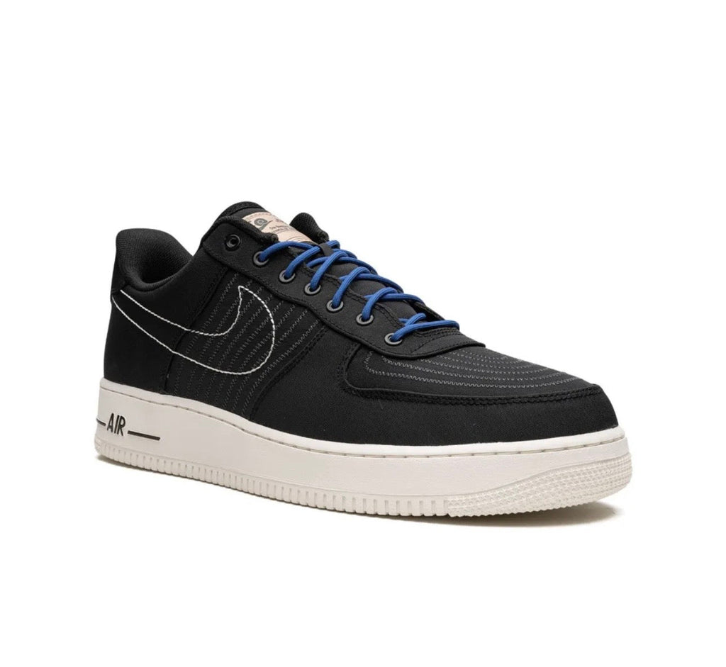 Nike Air Force 1 Low Top Sneakers Black Blue