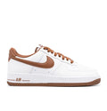 Nike Air Force 1 Low Top Sneakers White Brown