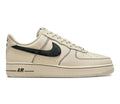Nike Air Force 1 Cream Black Low Top Sneakers