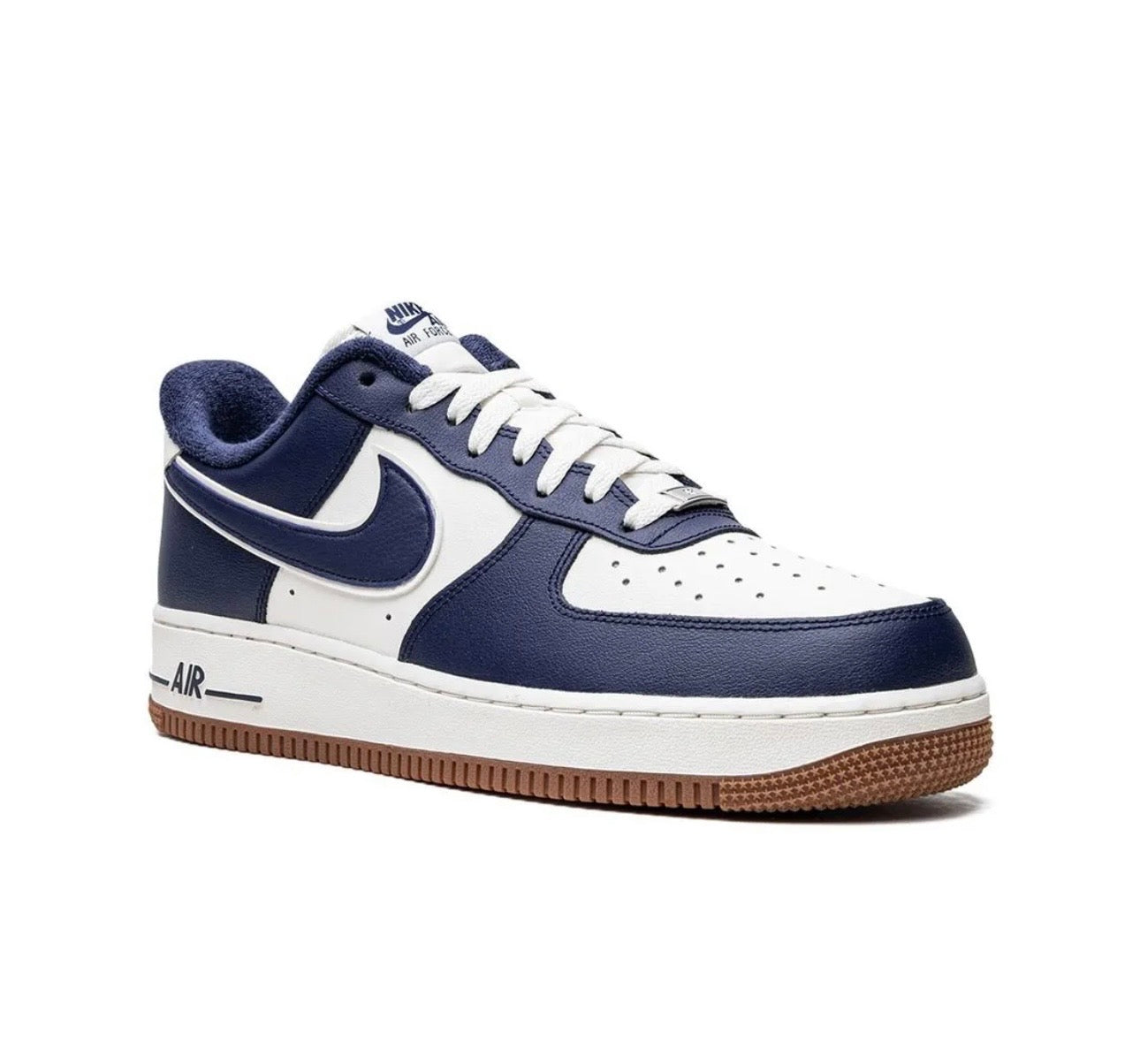 Nike Air Force 1 Lifestyle Sneakers Navy Blue White