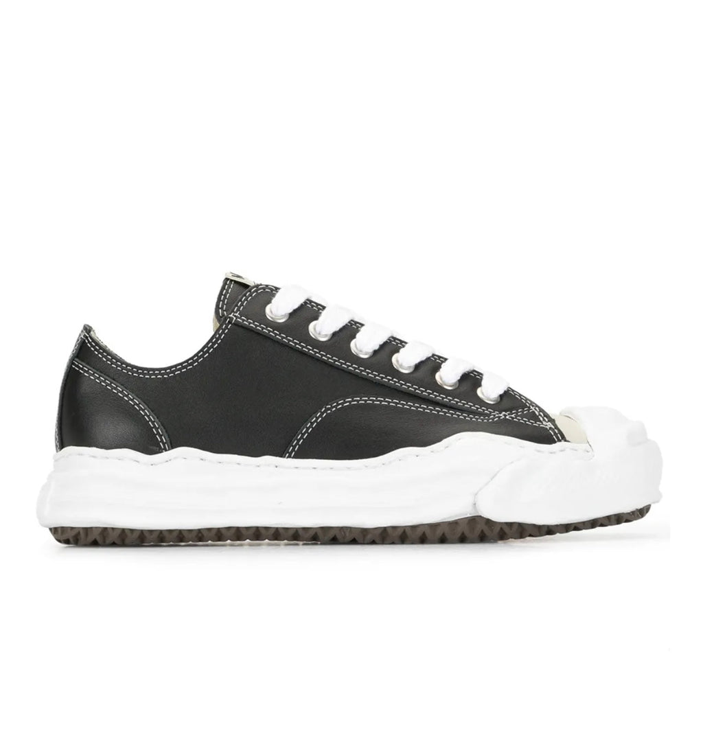 Maison Mihara Black White Sneakers Breathable Mesh