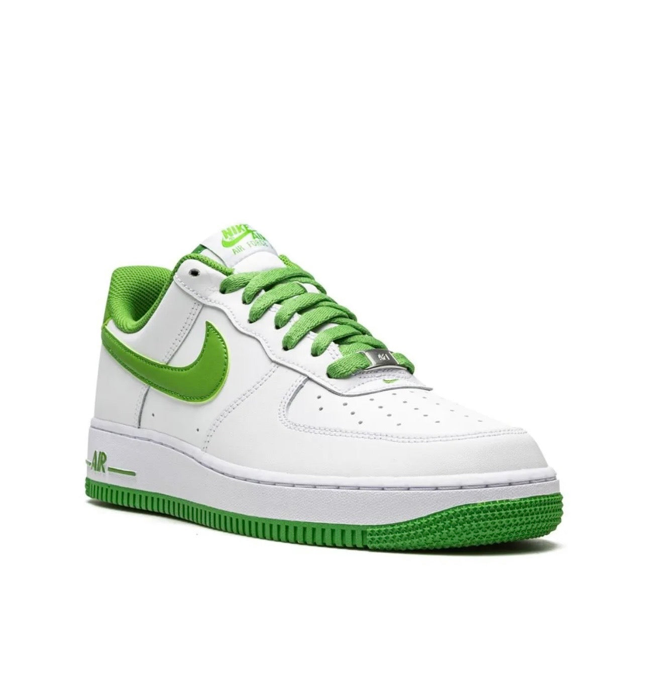 Nike Air Force 1 Sneakers White Green Low Top