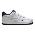 Nike Air Force 1 White Navy Blue Classic Low Sneakers