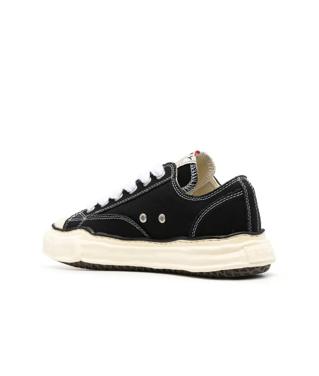 Maison Mihara Black Beige Sneakers Durable Responsive Insole