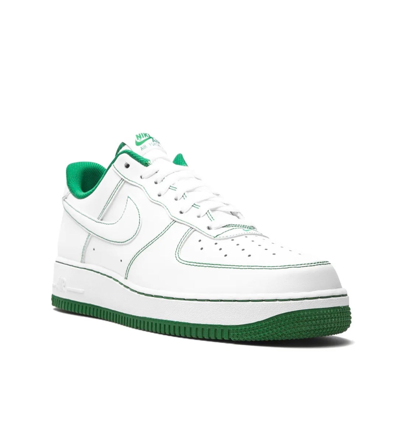 Nike Air Force 1 Low Top Sneakers White Green
