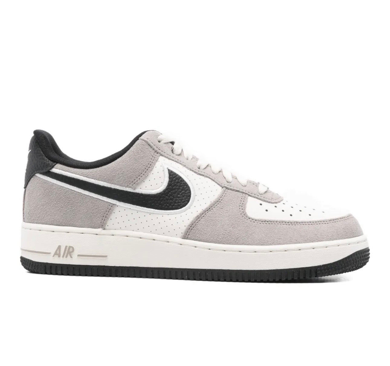 Nike Air Force 1 Sneakers Grey Black Low Top
